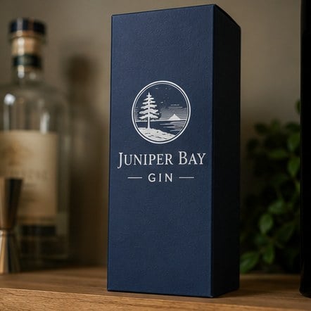Branded bottle gift boxes