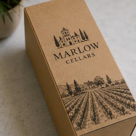 Customized bottle boxes for retail and ecommerce brands